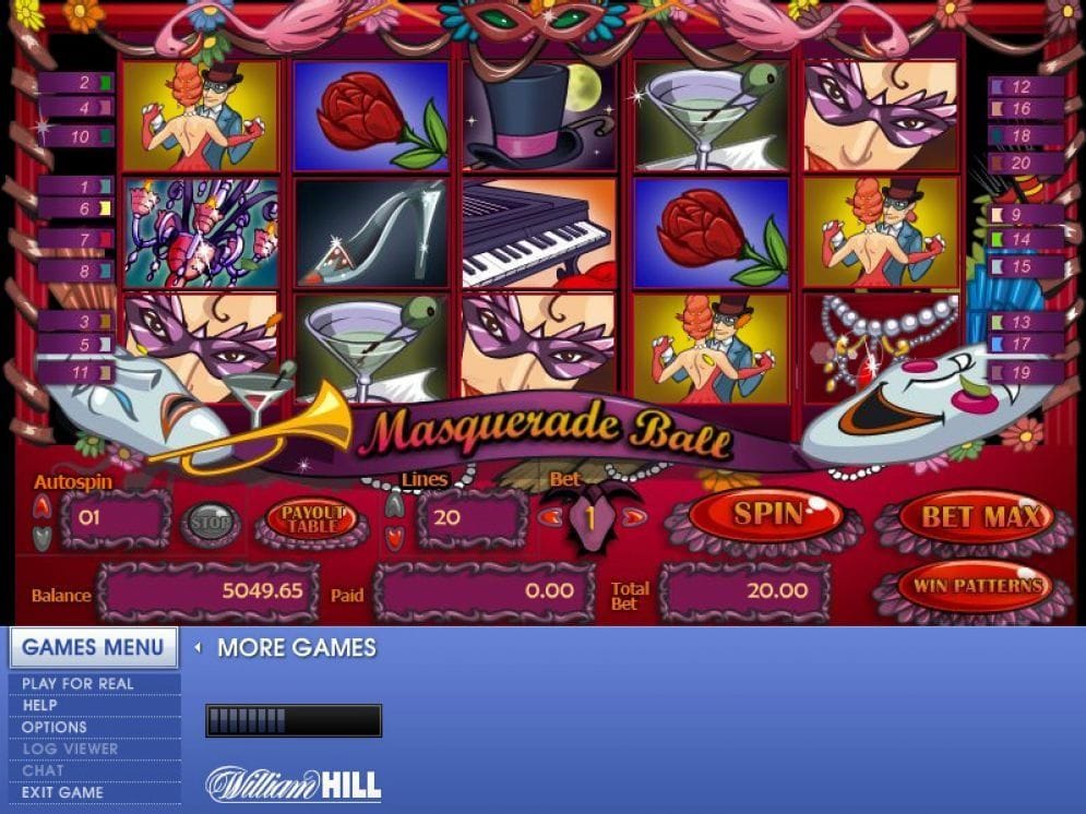 Masquerade Ball Automatenspiel