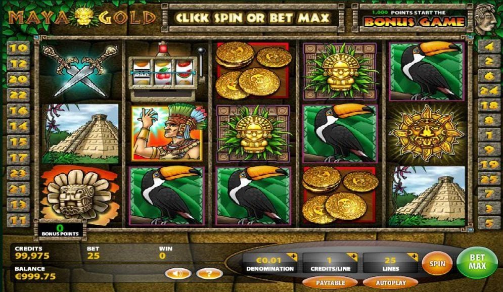 Maya Gold online Videoslot