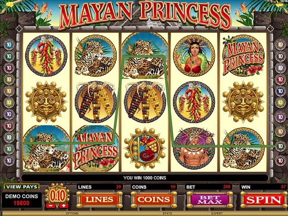 Mayan Princess online Geldspielautomat
