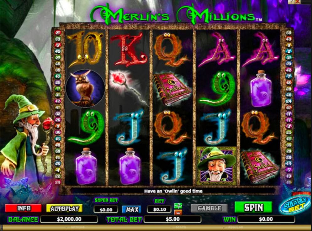 Merlin's Millions Casino Spiel