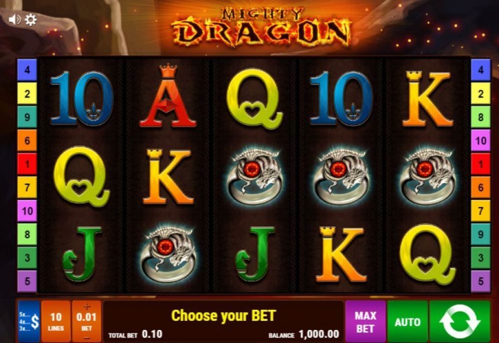Mighty Dragon Mighty Dragon online Slotmaschine