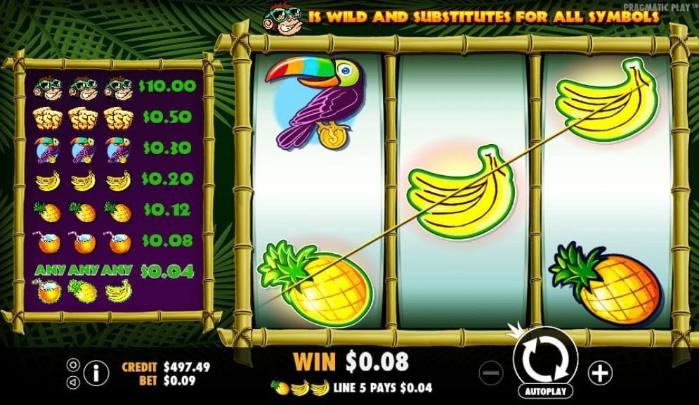 Monkey Madness Videoslot