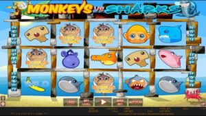 Monkeys VS Sharks Spielautomat freispiel
