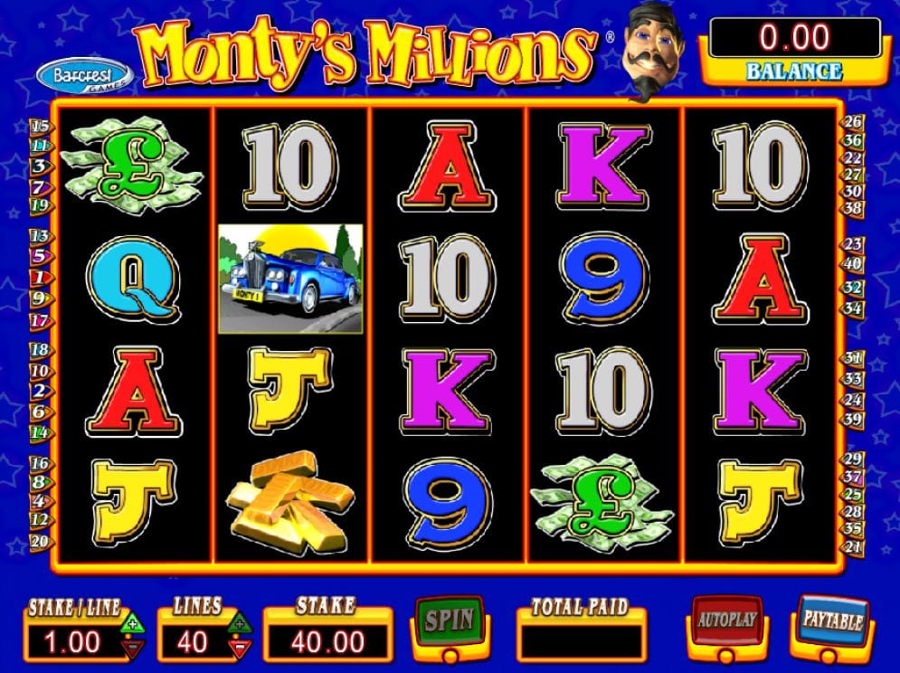 Monty's Millions Monty's Millions Spielautomat