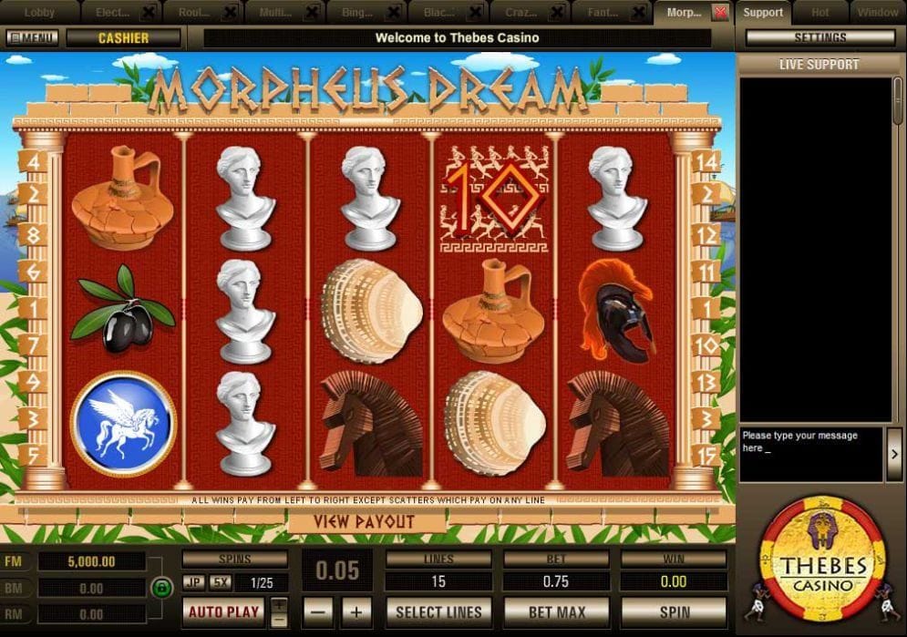 Morpheus Dream Morpheus Dream Casino Spiel