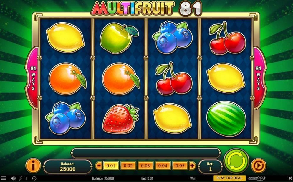 Multifruit 81 Slotmaschine