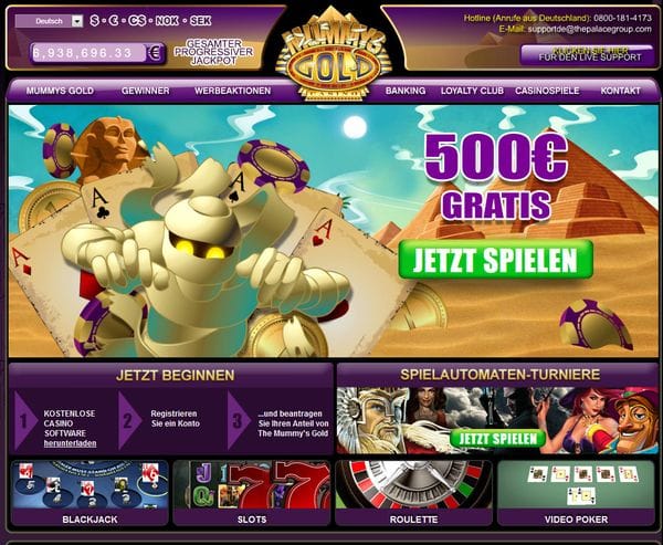 Mummys Gold Casino im Test