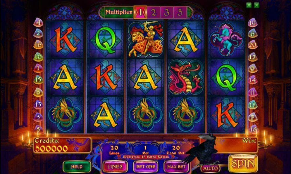 Mysteries of Notre Dames online Spielautomat