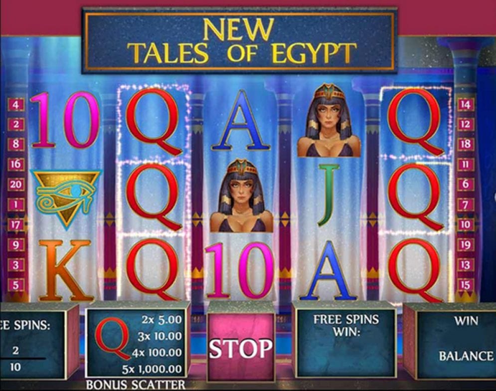 New Tales Of Egypt New Tales Of Egypt online Automatenspiel