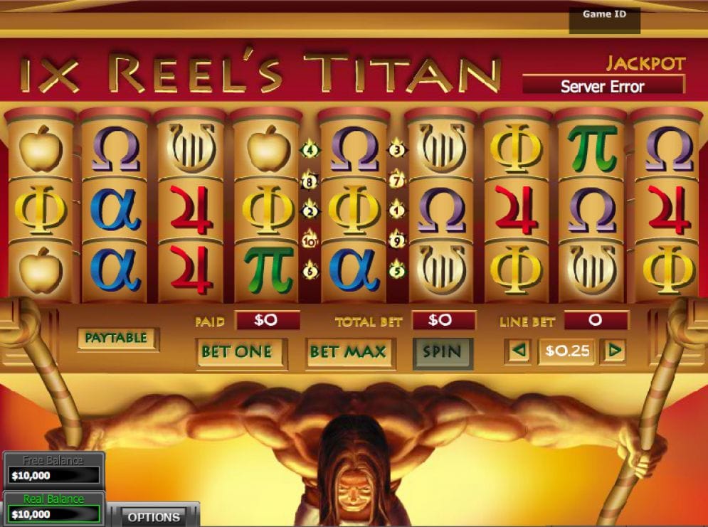 Nine Reels Titan Nine Reels Titan online Spielautomat