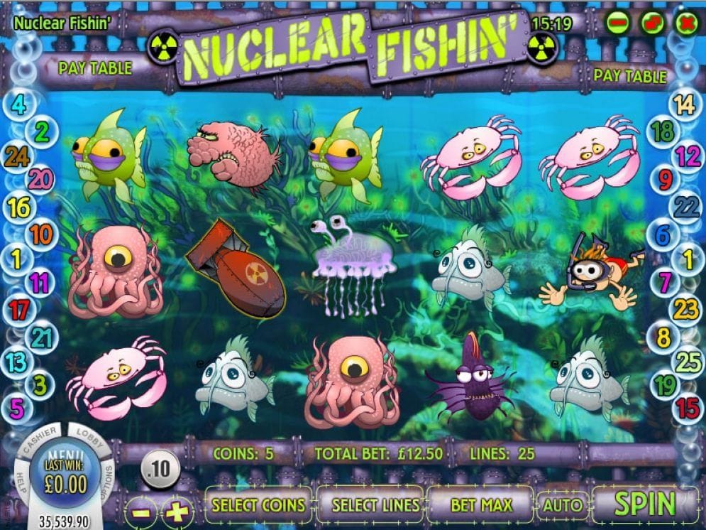 Nuclear Fishin' Nuclear Fishin› online Video Slot