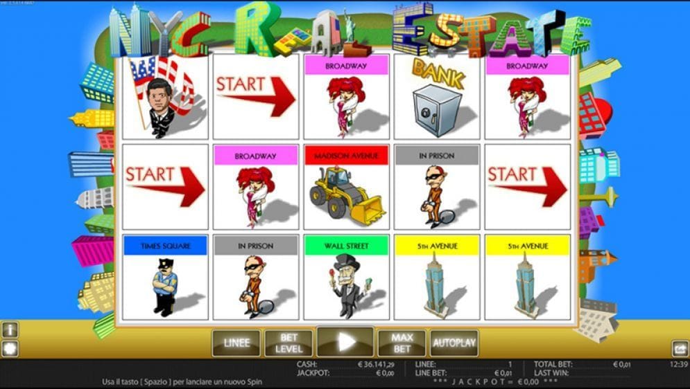 NYC Real Estate online Casino Spiel