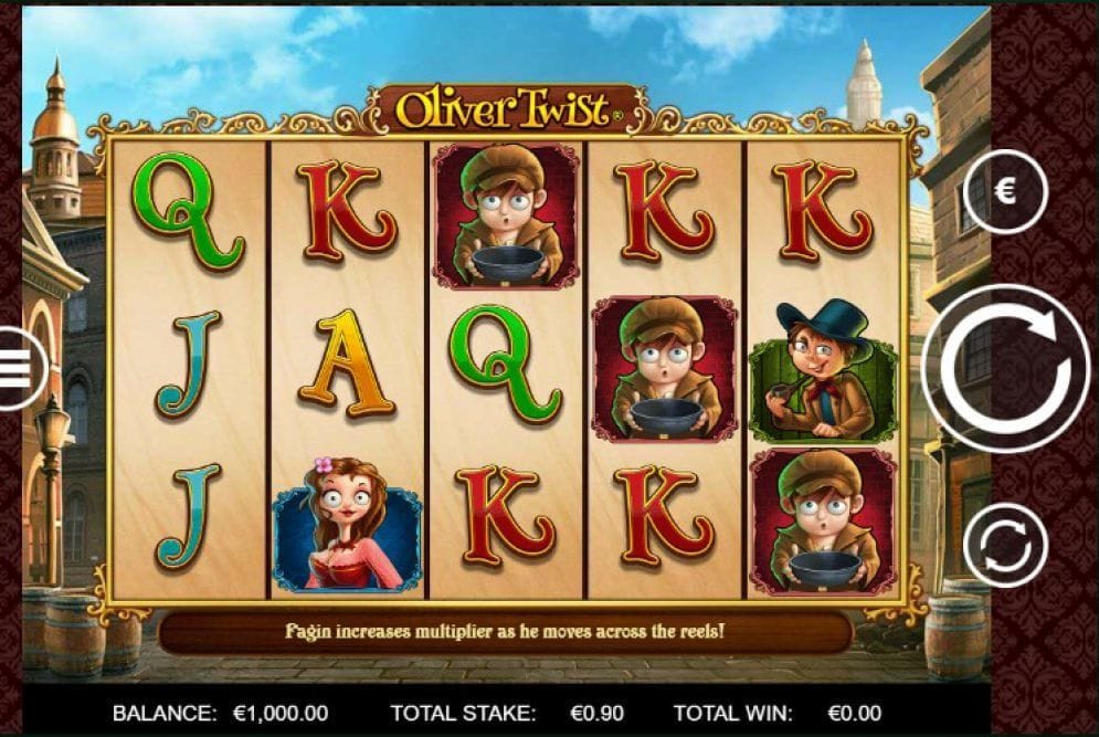 Oliver Twist online Casinospiel