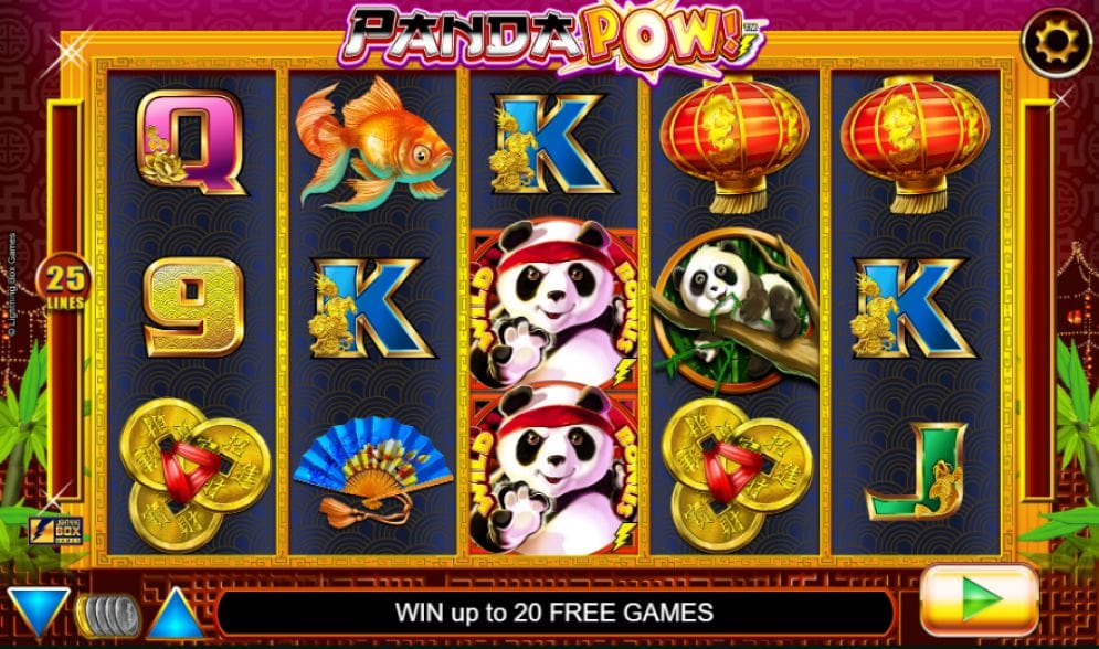 Panda Pow online Automatenspiel