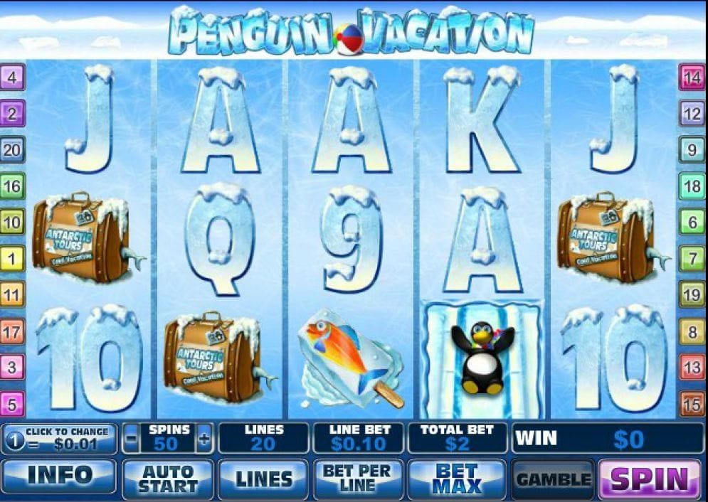 Penguin Vacation Videoslot