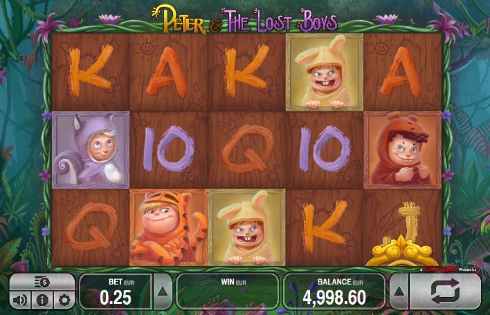 Peter and the Lost Boys Peter and the Lost Boys online Slotmaschine