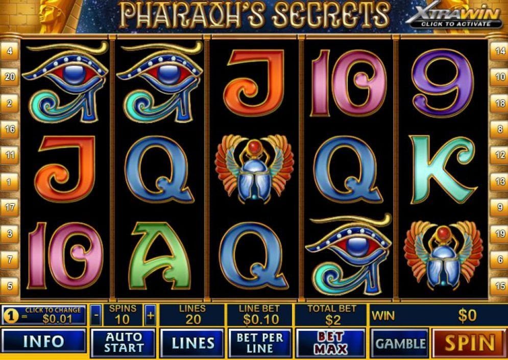 Pharaoh's Secret Pharaoh's Secret online Automatenspiel