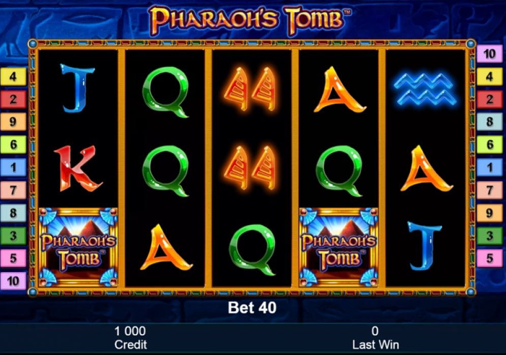 Pharaoh's Tomb online Spielautomat
