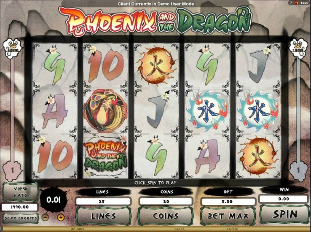 Phoenix and the Dragon Spielautomat