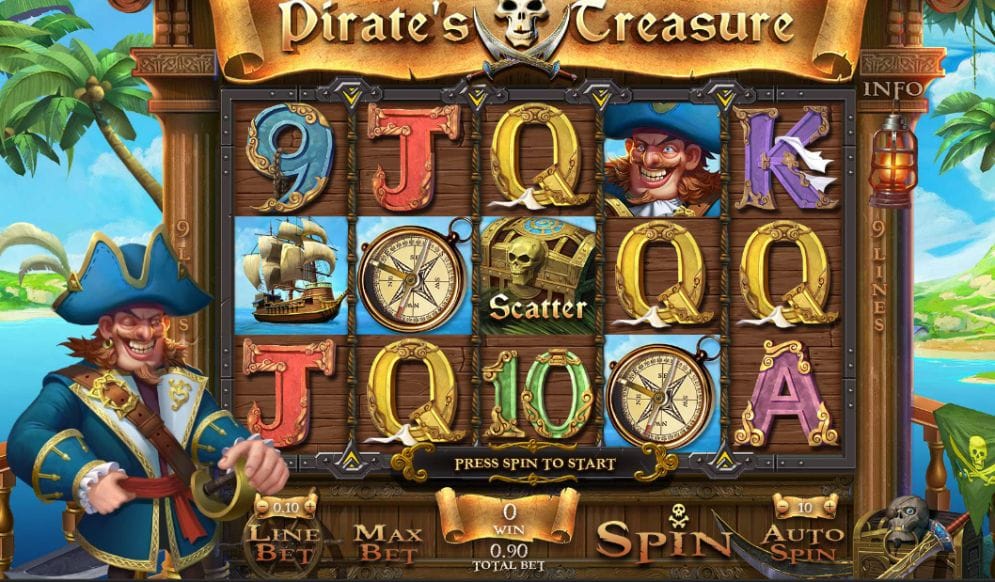 Pirate's Treasure online Videoslot