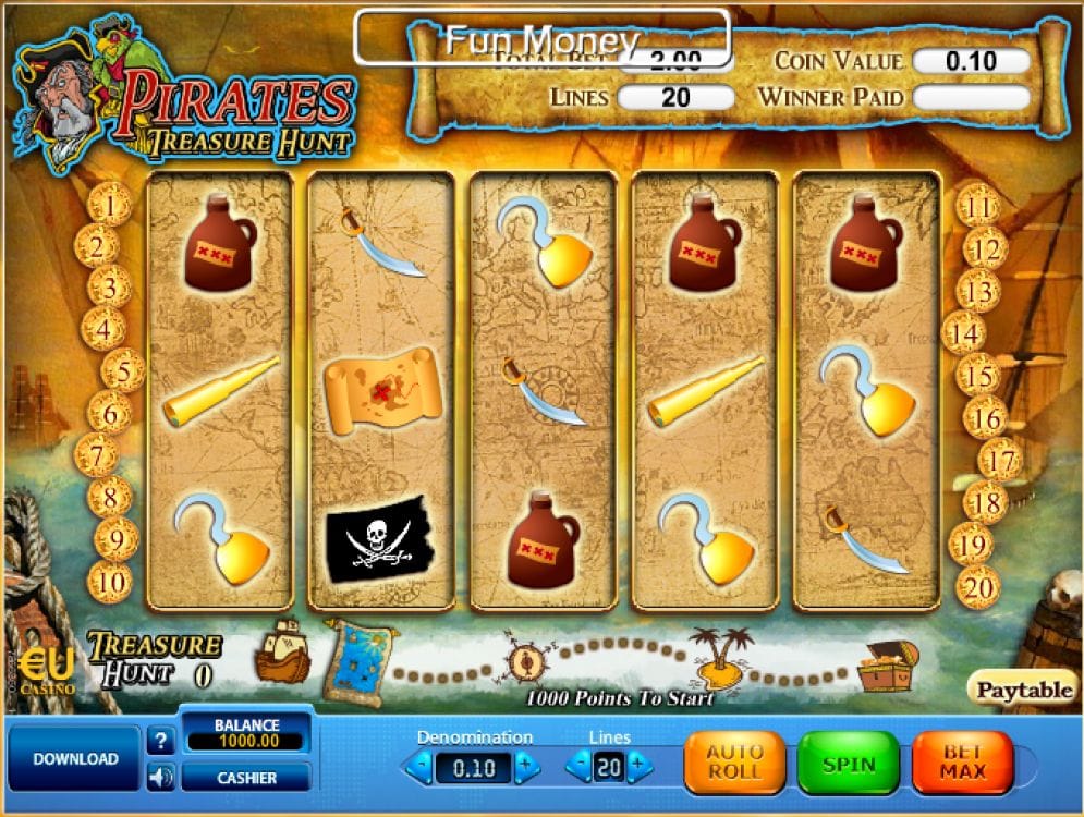 Pirates Treasure Hunt Pirates Treasure Hunt Video Slot