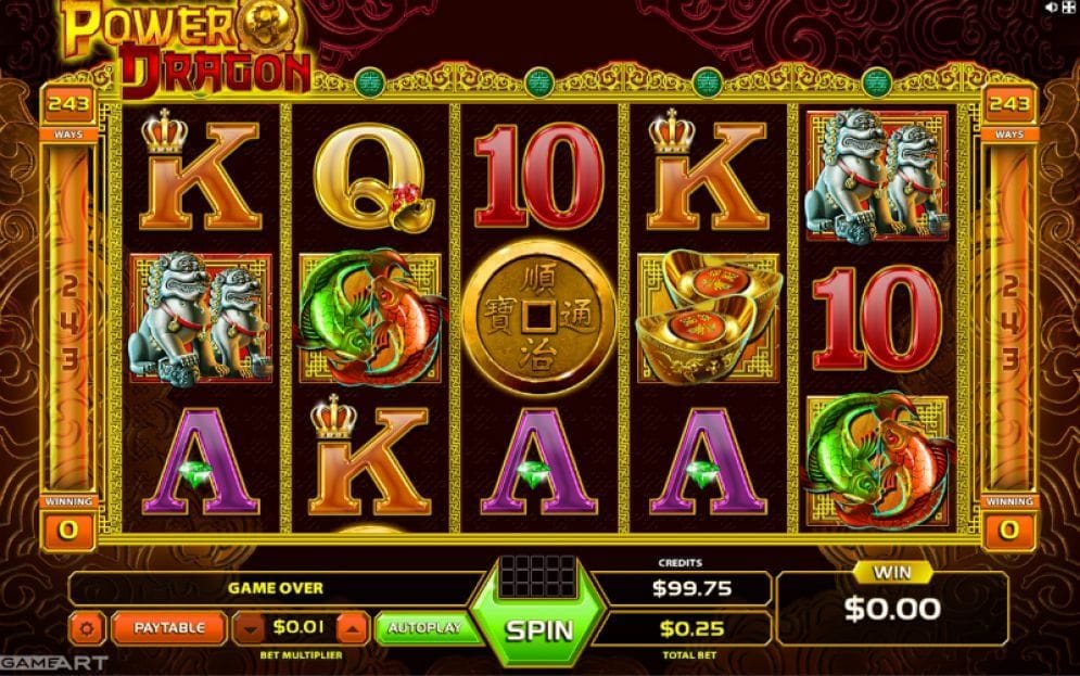 Power Dragon online Spielautomat