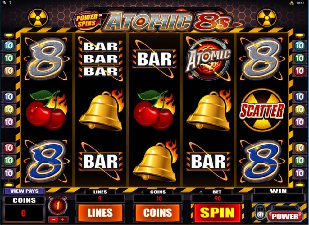 Power Spins Atomic 8s Power Spins Atomic 8s online Spielautomat