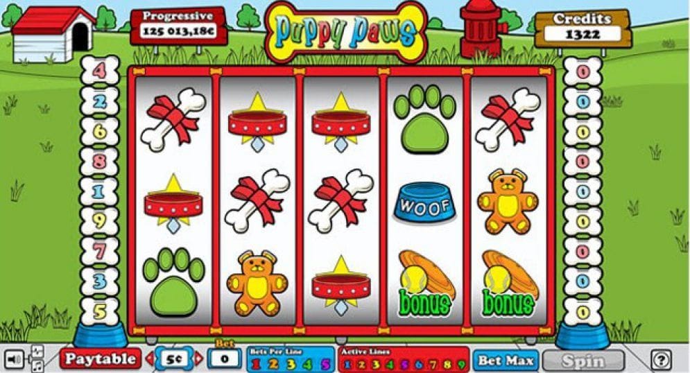 Puppy Paws Slotmaschine