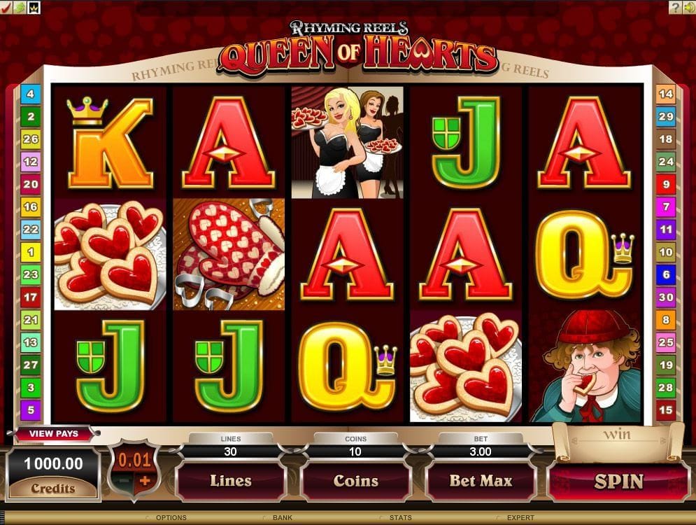 Queen of Hearts online Videoslot