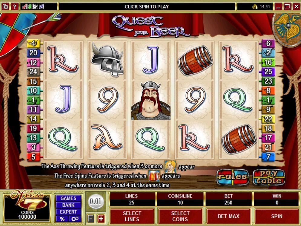Quest for Beer Automatenspiel