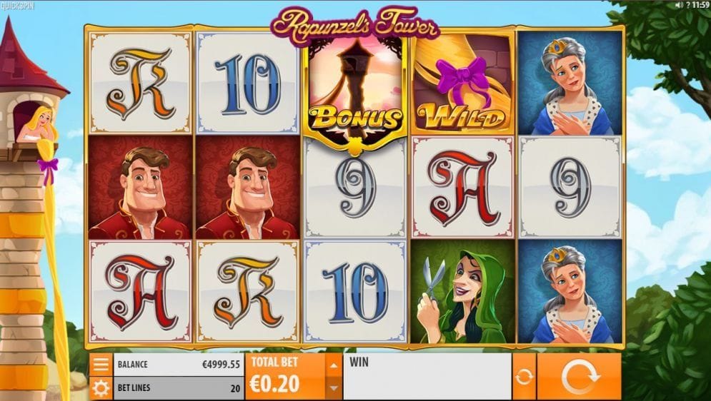 Rapunzel's Tower Geldspielautomat