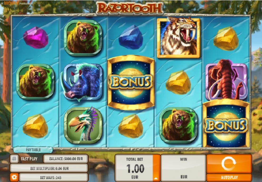 Razortooth Videoslot