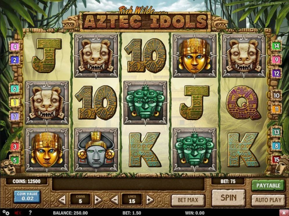 Rich Wilde And The Aztec Idols online Geldspielautomat