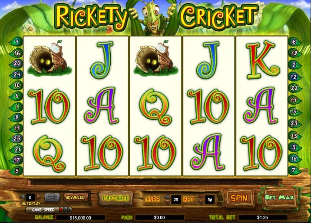 Rickety Cricket Rickety Cricket online Spielautomat