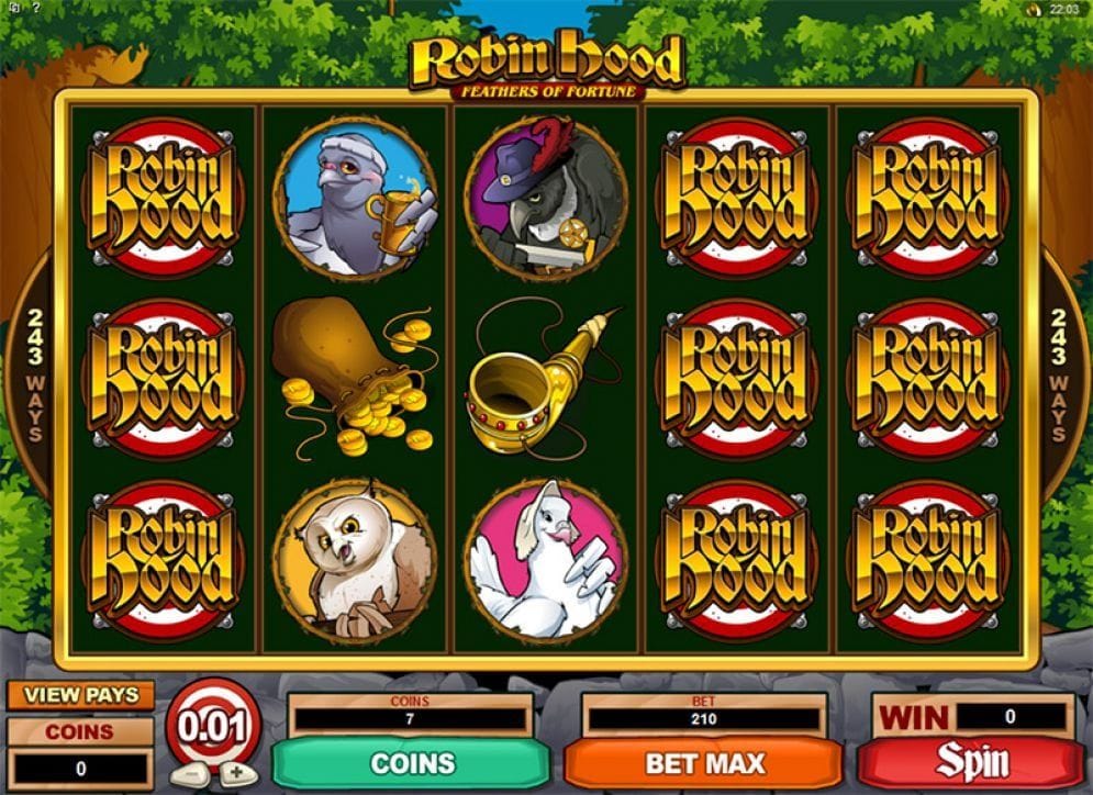 Robin Hood Feathers of Fortune online Videoslot
