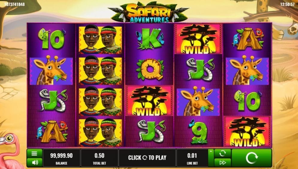 Safari Adventures Safari Adventures online Automatenspiel