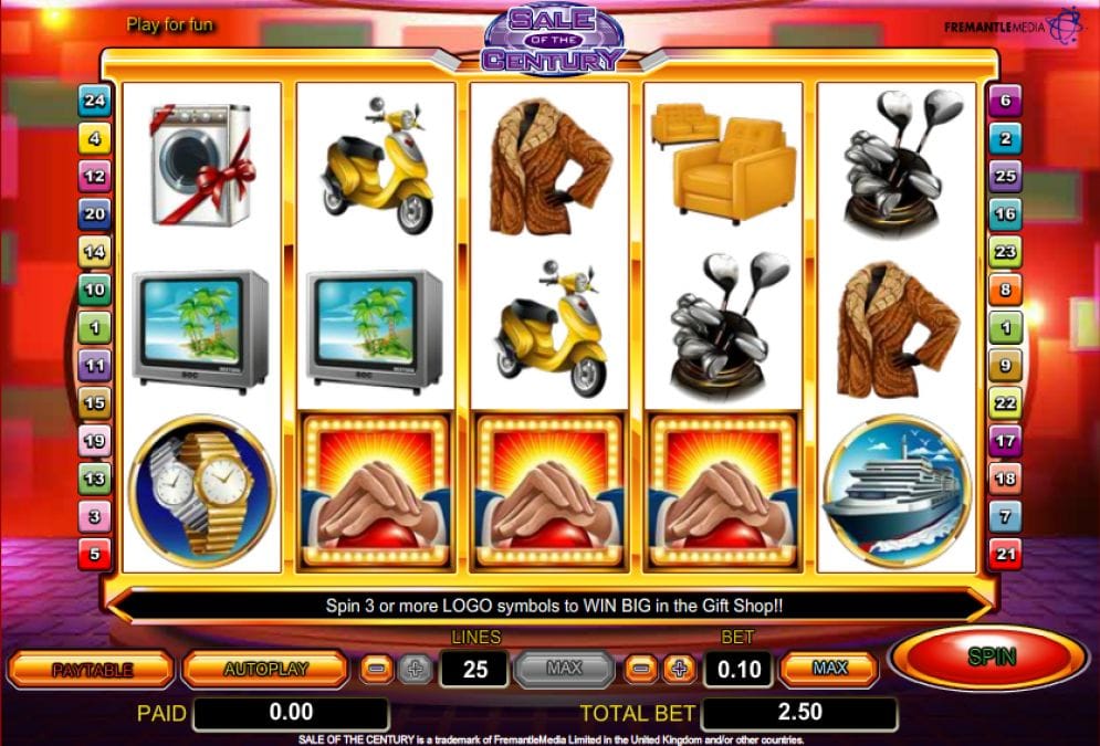 Sale of the Century Sale of the Century online Spielautomat