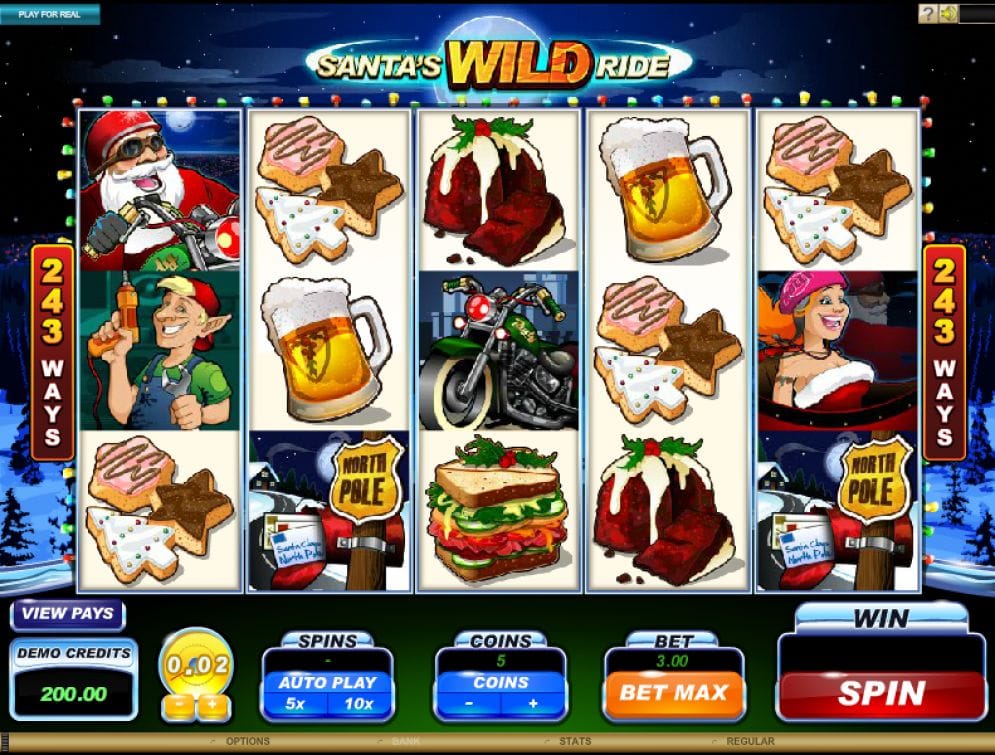Santa's Wild Ride Automatenspiel