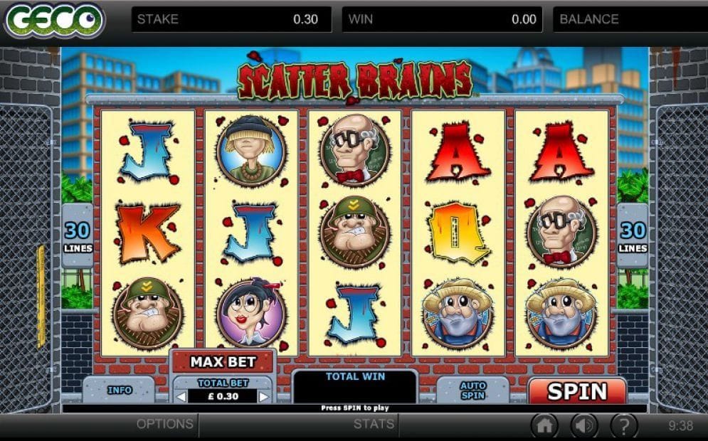 Scatter Brains Automatenspiel