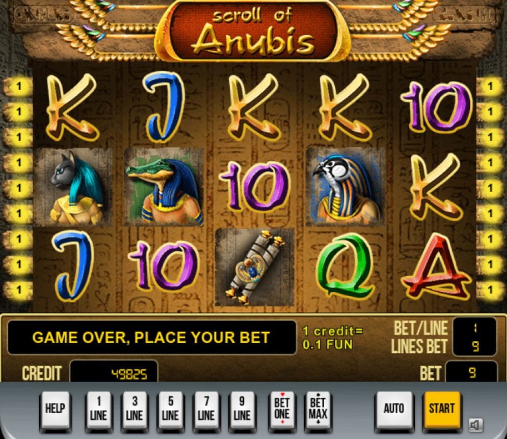 Scroll Of Anubis Scroll Of Anubis Spielautomat