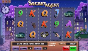 Secret Agent Automatenspiel kostenlos spielen