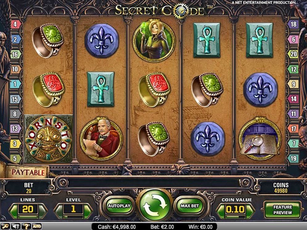 Secret Code online Video Slot