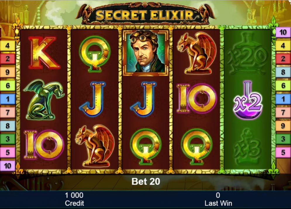 Secret Elixir Video Slot