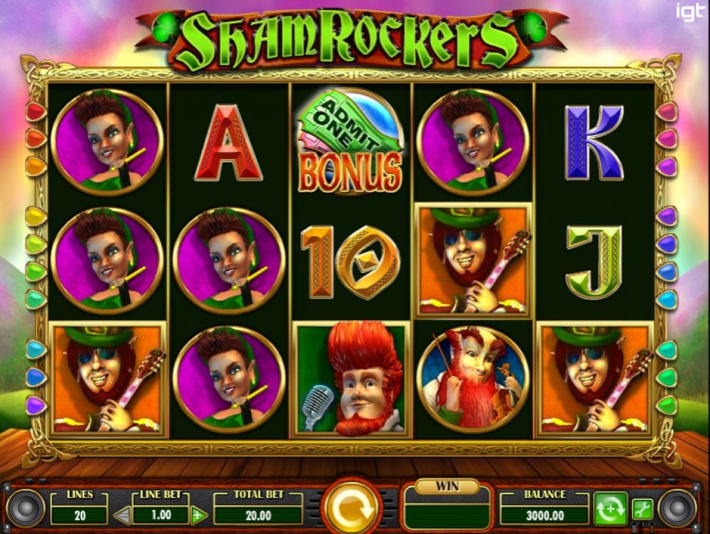 Shamrockers Eire To Rock online Videoslot