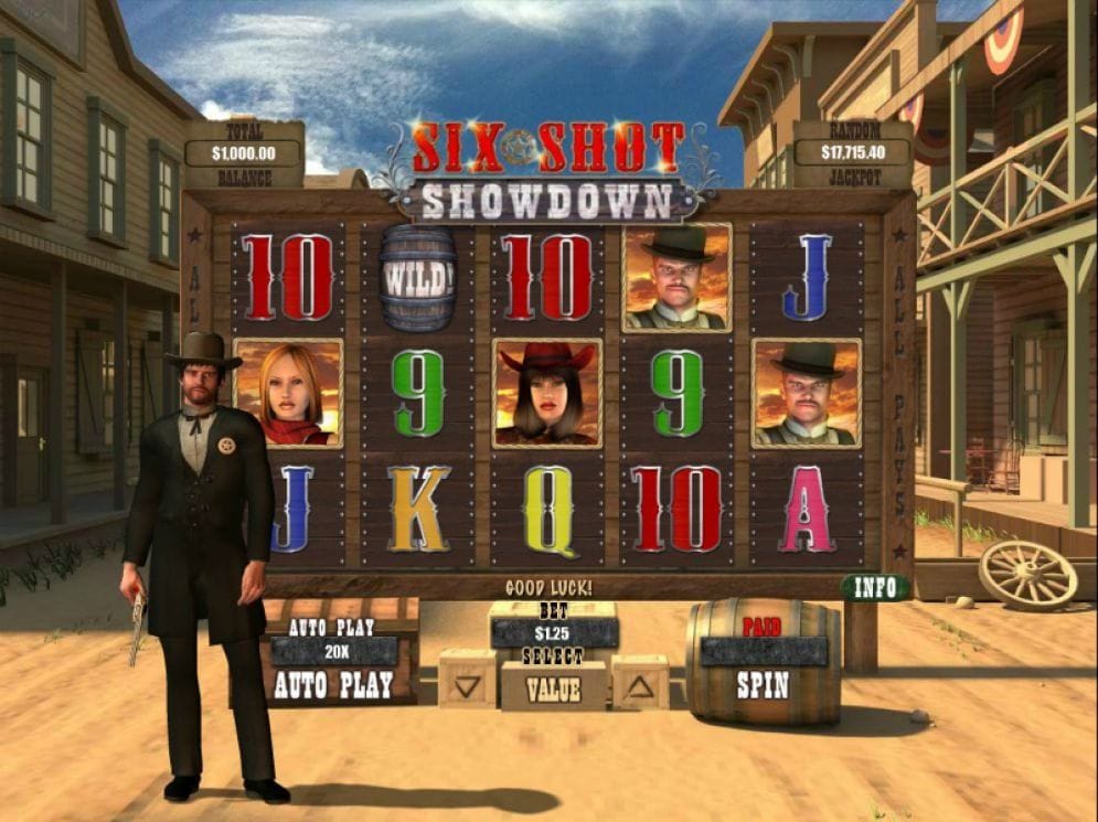 Six Shot Showdown Six Shot Showdown Spielautomat