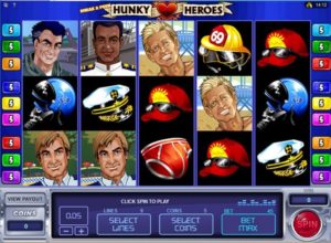 Sneak a Peek Hunky Heroes Video Slot ohne Anmeldung