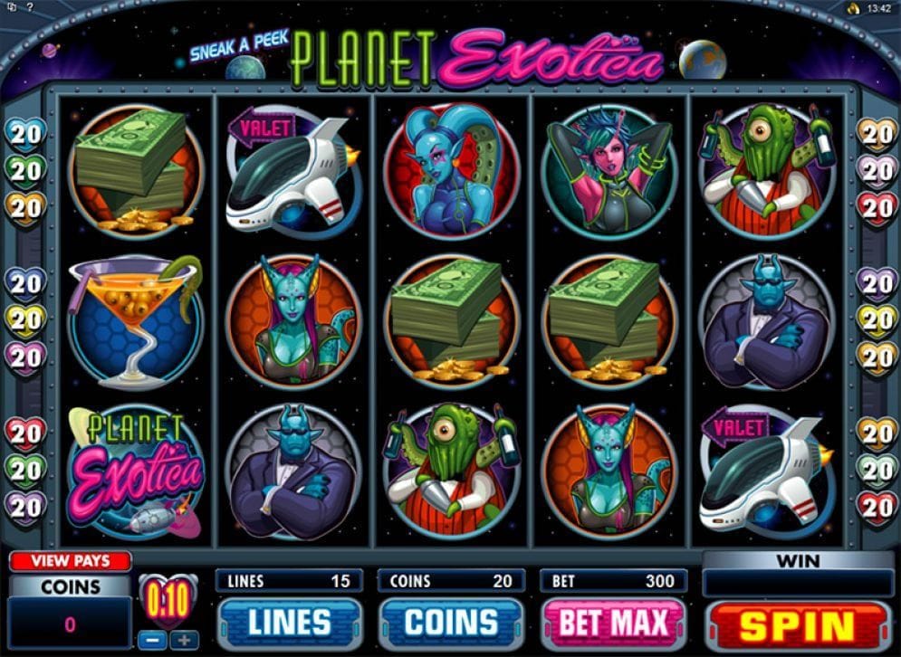 Sneak a Peek Planet Exotica Sneak a Peek Planet Exotica online Automatenspiel