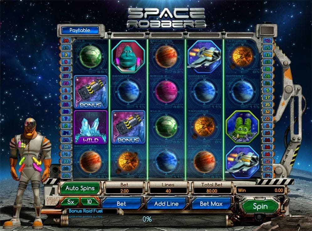 Space Robbers Slotmaschine
