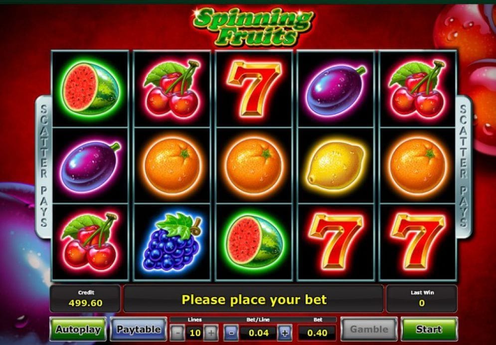 Spinning Fruits Spinning Fruits online Automatenspiel
