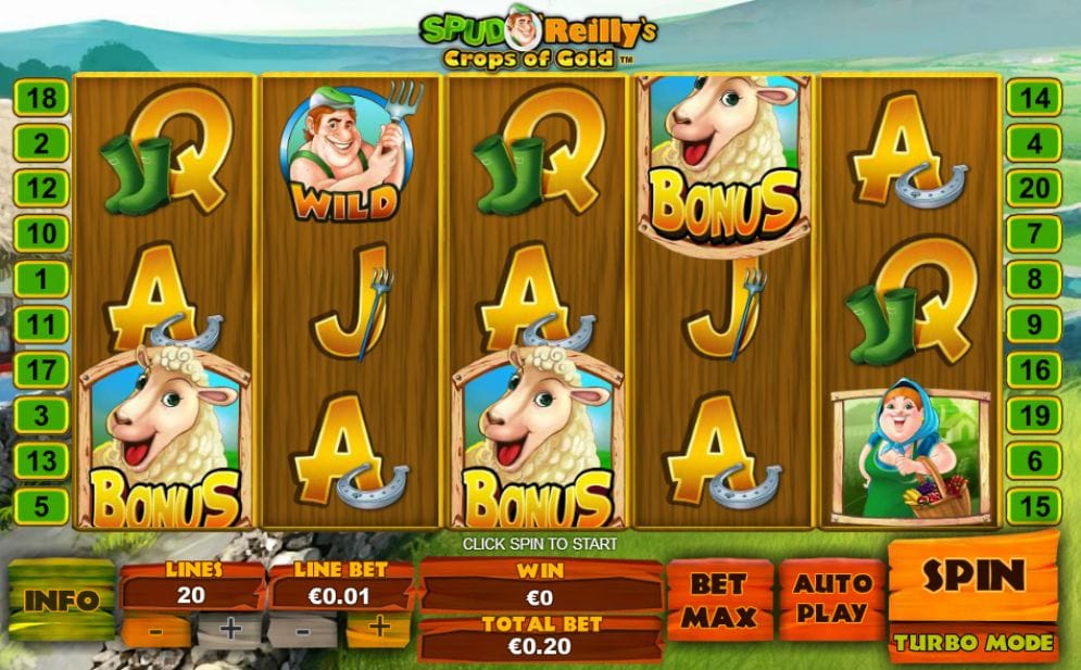 Spud O'Reilly's Crops of Gold online Casinospiel